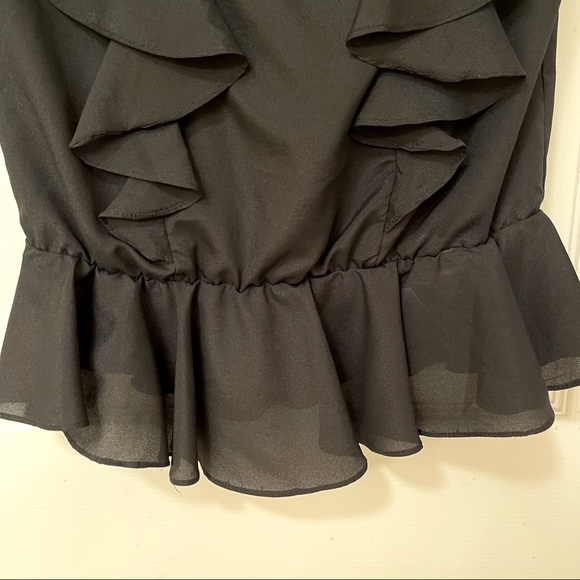 Paisley and Ivy black ruffled blouse - Picture 6 of 7